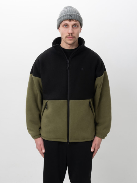 Кофта FLEECE DARK MIDDLE І хакі - чорний 4/25 фото 2