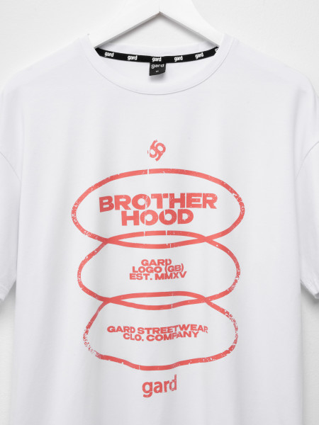 Футболка oversize BROTHERHOOD STRUCTURES [gb] | білий 2/25 фото 2