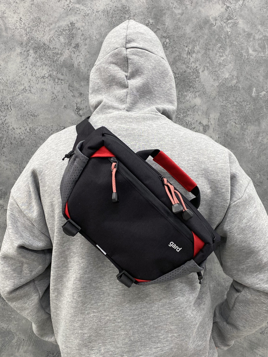 Сумка LONG | black/red 2/22