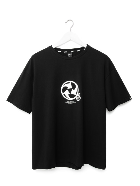 Футболка oversize RECYCLE [gb] | чорний 2/25