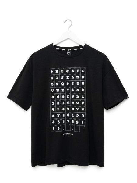 Футболка oversize ALPHABET [gb] | чорний 2/25