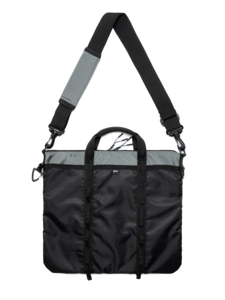 Сумка через плече TOTE (Shoper mode) | сірий - чорний ромб 4/25 фото 6