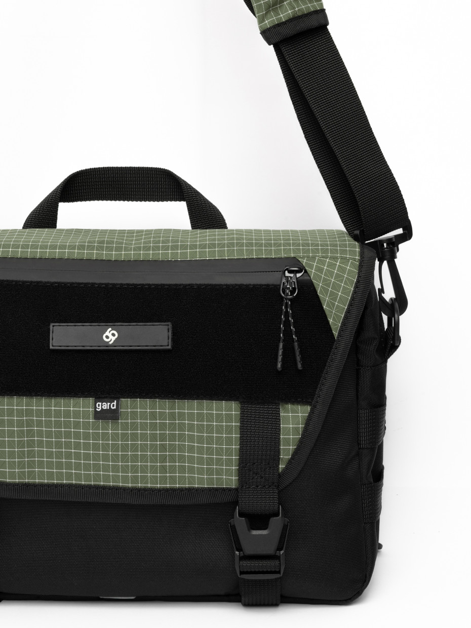 МЕССЕНДЖЕР FIXED BAG I черный - рипстоп хаки 3/26