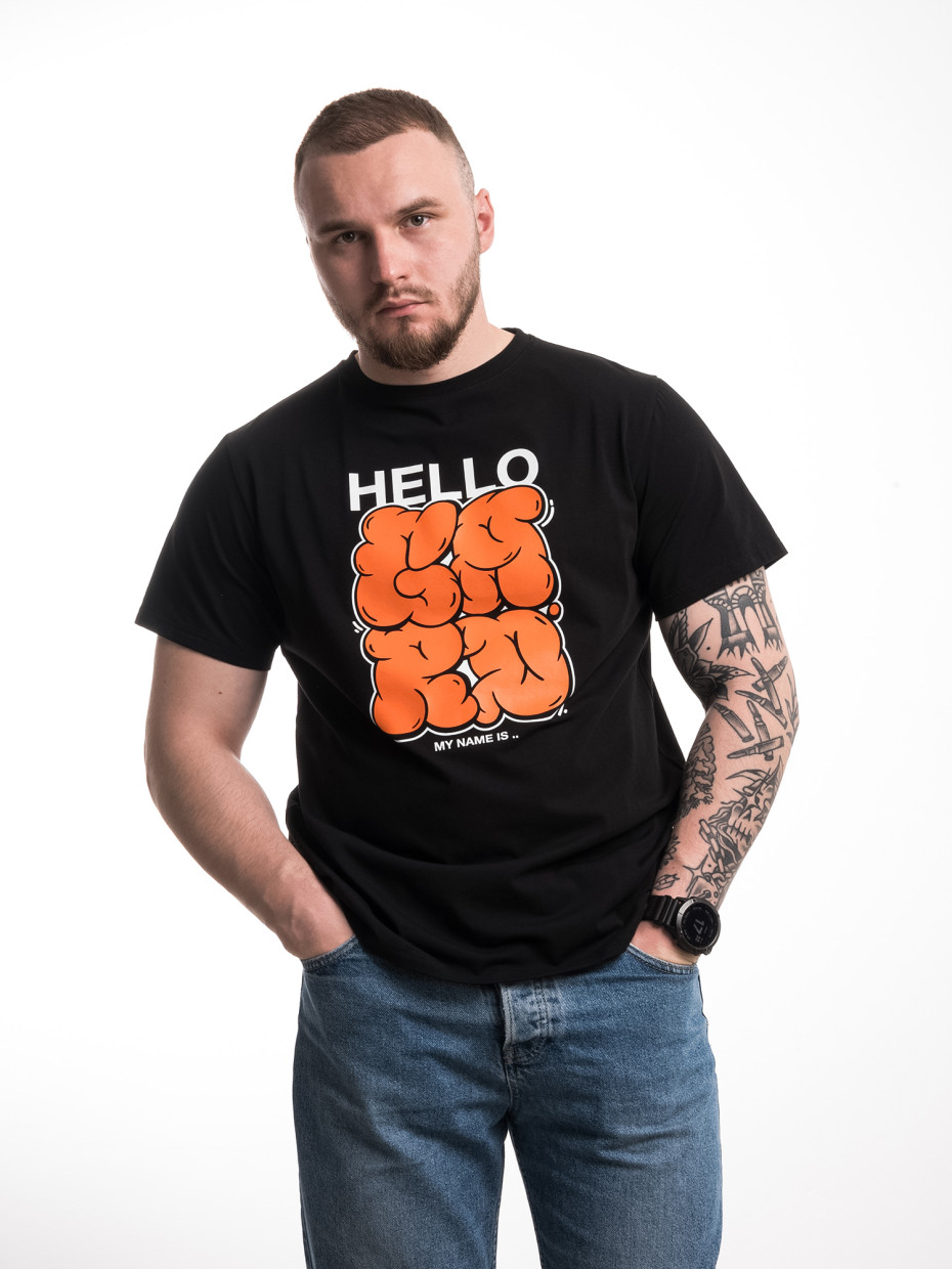 Футболка HELLO | черный 1/24