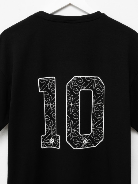 Футболка oversize gard team No.10 [gb] | чорний 2/25 фото 4