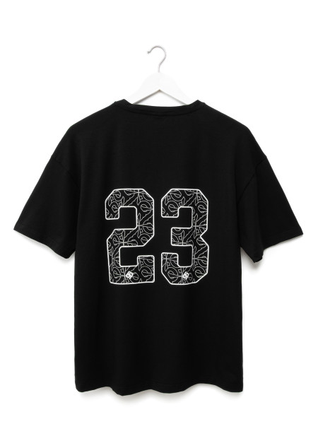Футболка oversize gard team No.23 [gb] | чорний 2/25 фото 2