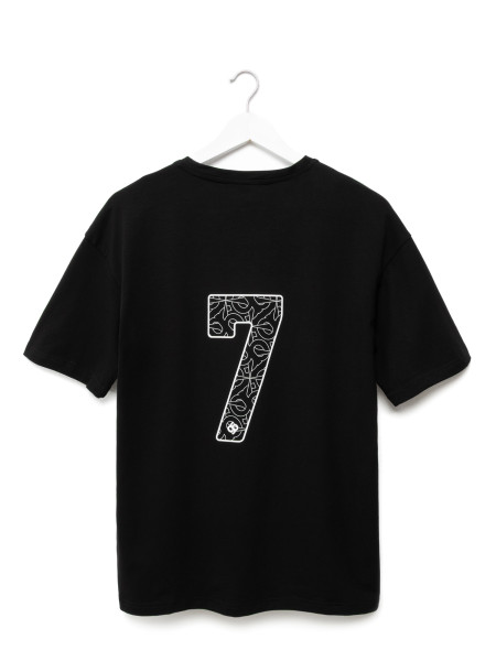 Футболка oversize gard team No.7 [gb] | чорний 2/25