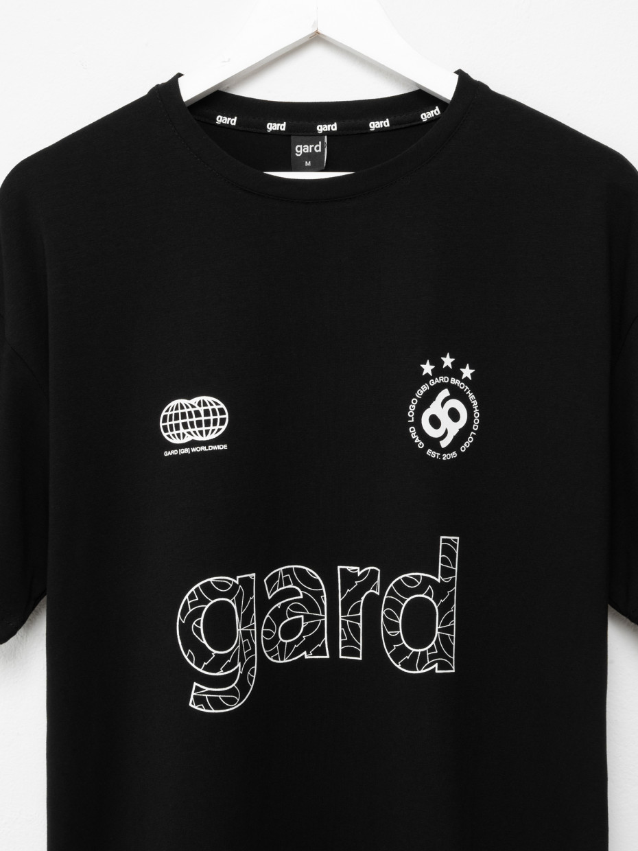 Футболка oversize gard team No.7 [gb] | черный 2/25