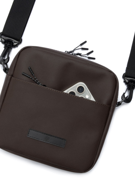 Месенджер S (MINI ECO-LEATHER MOD) | екошкіра коричневий 3/26 фото 2