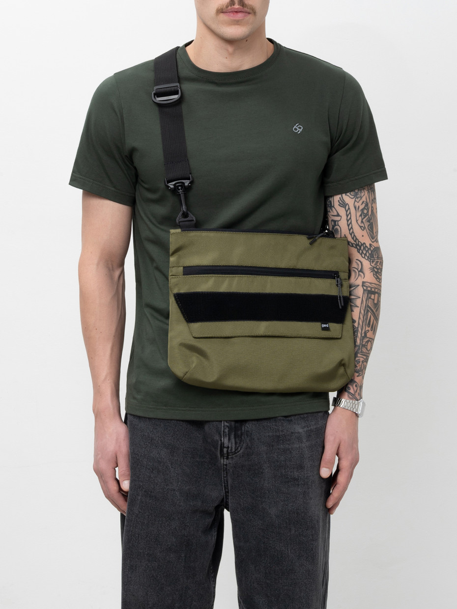 Сумка через плече CROSSBODY ST-3 V-LINE POCKET | хакі 4/25