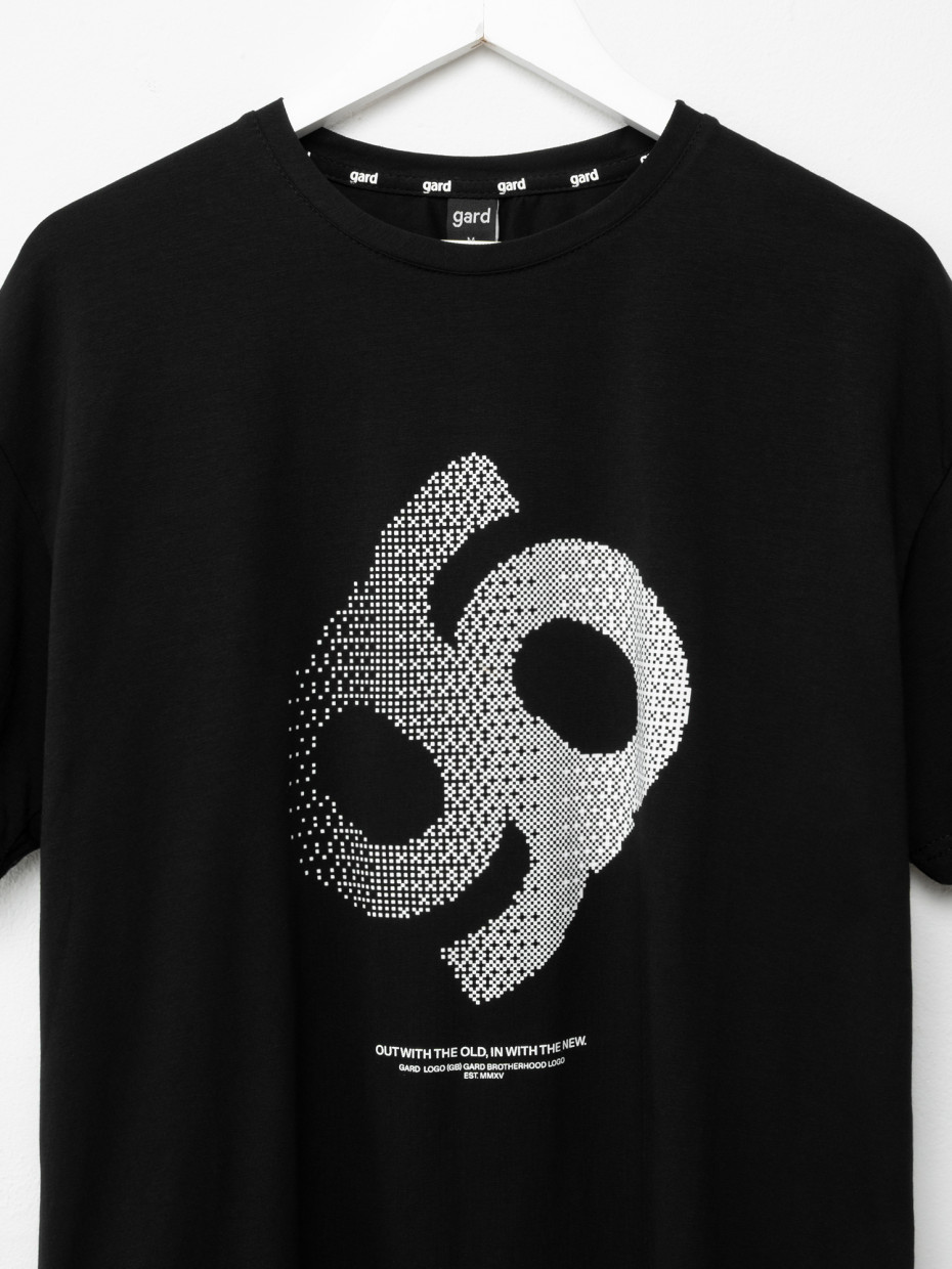 Футболка oversize OUT-IN [gb] | черный 2/25