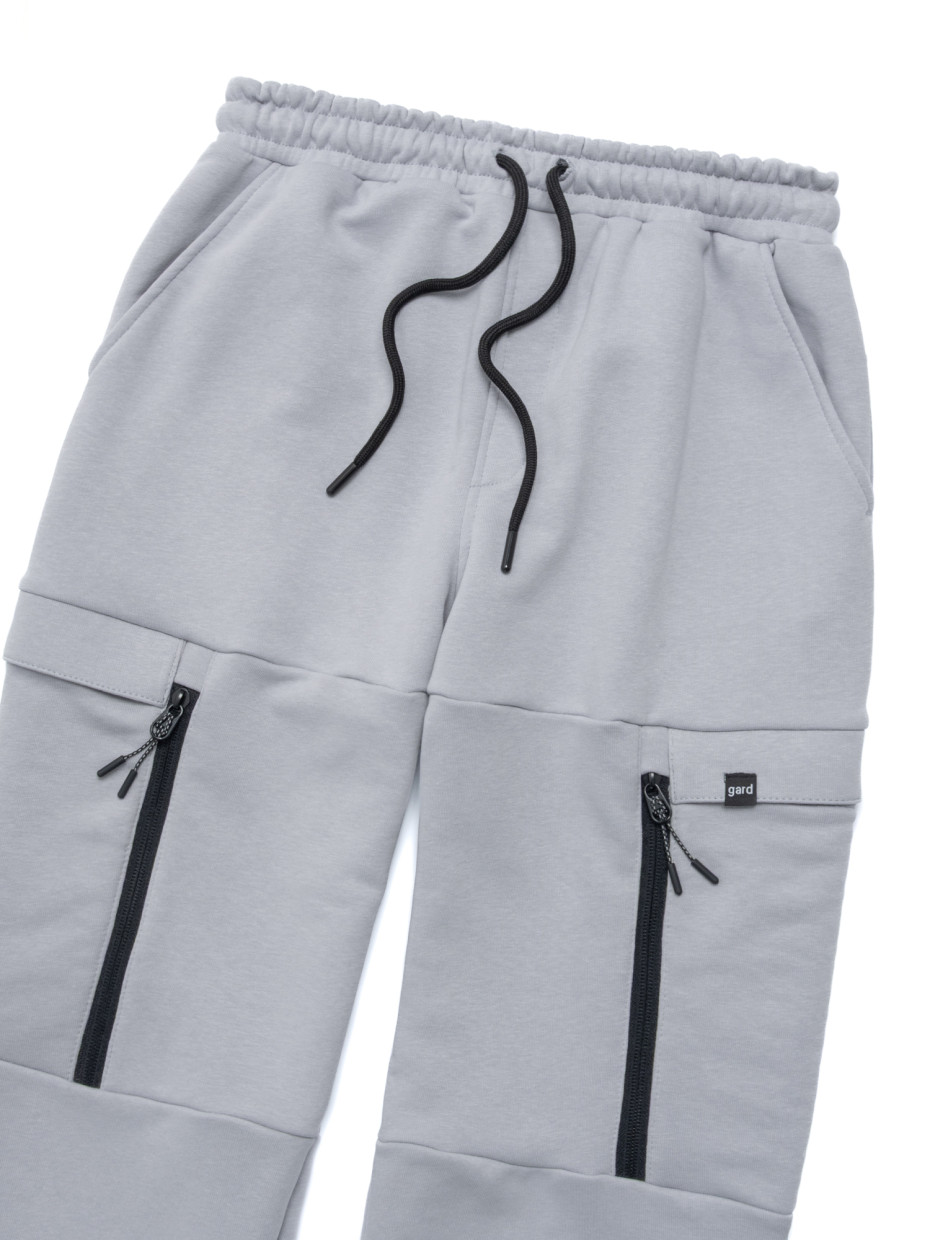 Штани CARGO STONE ZIPPER I світло-сірий 1/26