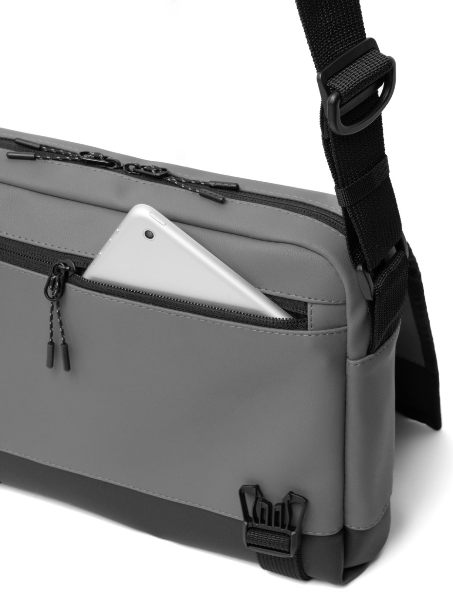 Сумка GGS BAG ECOLEATHER MOD | экокожа серый - черный 3/26
