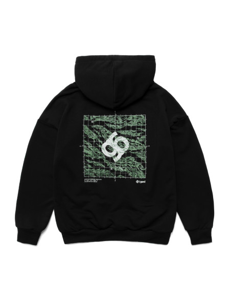 Худі OVERSIZE digital terrain І чорний 1/26