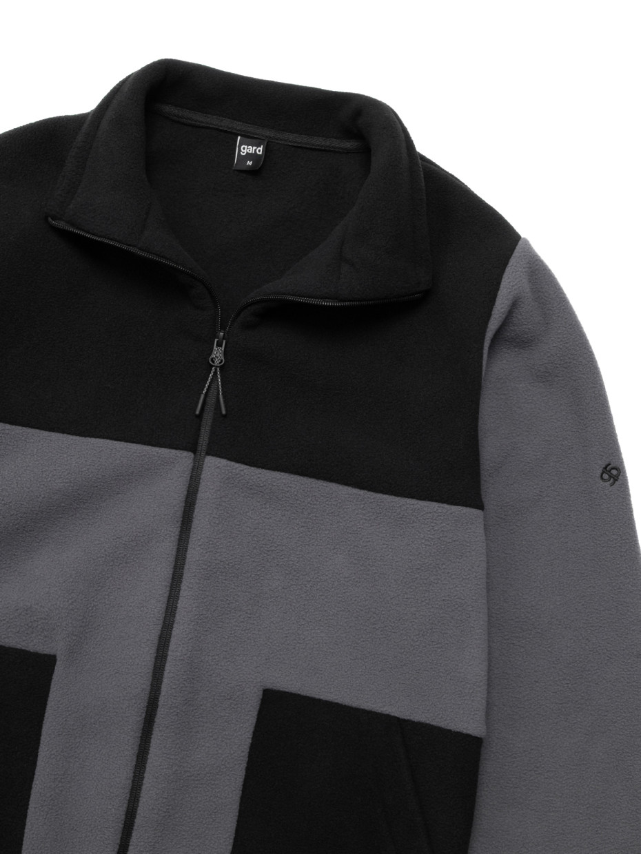 Кофта FLEECE T І темно-серый - черный 4/25