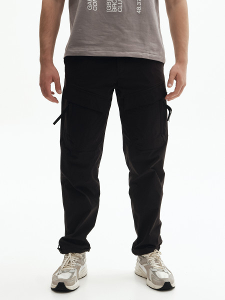 Штани ZIP FRONT POCKET | чорний 2/25 фото 2