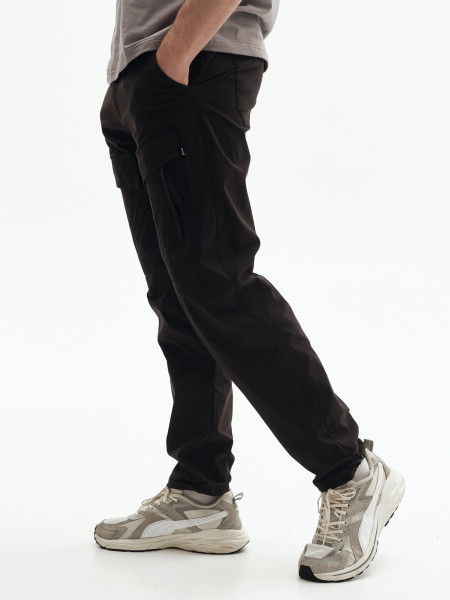 Штани ZIP FRONT POCKET | чорний 2/25 фото 5